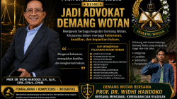 Prof. DR. Widhi Handoko Resmi Jadi Advokat Demang Wotan, Siap Kawal Kebenaran dan Kepastian Hukum