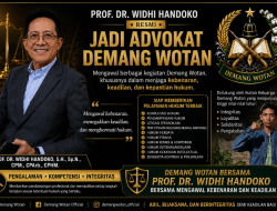 Prof. DR. Widhi Handoko Resmi Jadi Advokat Demang Wotan, Siap Kawal Kebenaran dan Kepastian Hukum