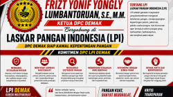 Frizt Yonif Yongly Lumbantoruan, S.E., M.M. Bergabung di Laskar Pangan Indonesia, DPC Demak Siap Kawal Kepentingan Pangan