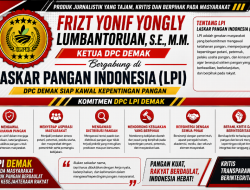 Frizt Yonif Yongly Lumbantoruan, S.E., M.M. Bergabung di Laskar Pangan Indonesia, DPC Demak Siap Kawal Kepentingan Pangan