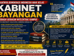 KABINET BAYANGAN SEBAGAI GERAKAN INTELEKTUAL KAMPUS: Saatnya Demokrasi Indonesia Naik Kelas