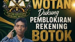 Rekening Botok Diblokir Bank Mandiri, Demang Wotan: Jika Sesuai Hukum, Jangan Dipersoalkan