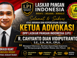 R. CAHYANTO DIAN VIDIPUTRANTO DIPERCAYA JADI KETUA ADVOKASI DPP LPI, PERKUAT GARDA HUKUM ORGANISASI