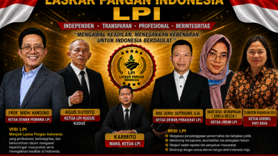 LPI Pasang Barisan Pengawal Pangan, Janjikan Pengawasan Pemerintahan dan Kebijakan Publik